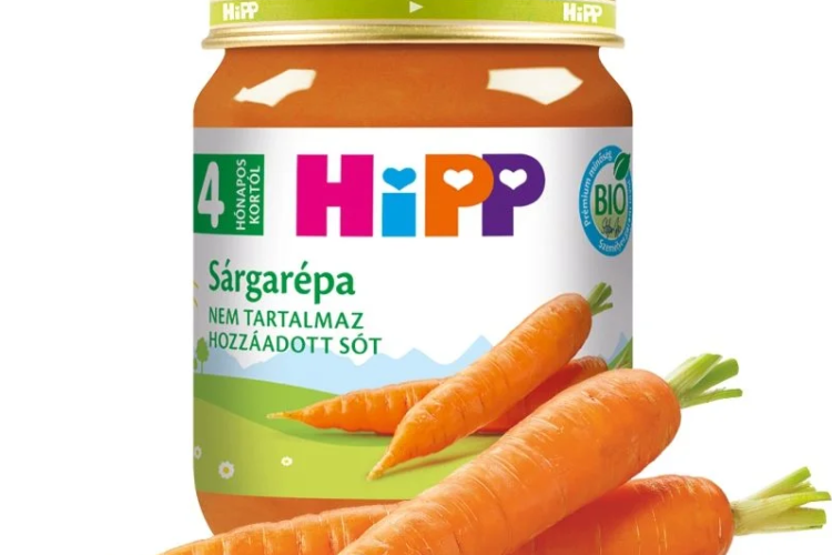 A Nébih fokozott óvatosságra int az Ausztriában vásárolt HiPP sárgarépa-burgonya bébiételekkel kapcsolatban