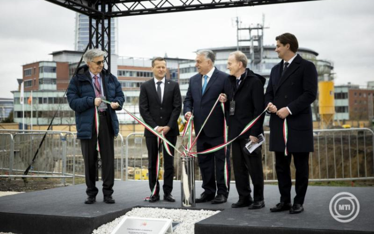 Orbán Viktor: világszínvonalú kutatóközpont jön létre Magyarországon